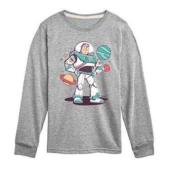 Disney / Pixar's Toy Story Buzz Lightyear Boys 8-20 Planets Long Sleeve Graphic Tee