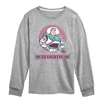 Disney / Pixar's Toy Story Buzz Lightyear Boys 8-20 Sunny Side Up Long Sleeve Graphic Tee