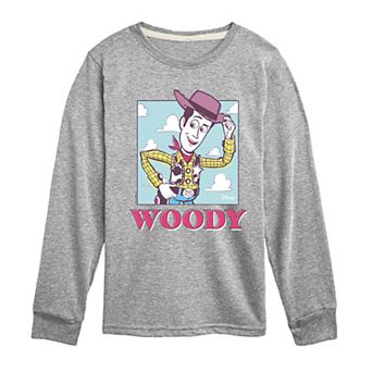 Disney / Pixar's Toy Story Woody Boys 8-20 Sunny Side Up Long Sleeve Graphic Tee