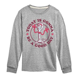 Disney / Pixar's Toy Story Forky Boys 8-20 A Good Day Long Sleeve Graphic Tee