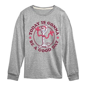 Disney / Pixar's Toy Story Forky Boys 8-20 A Good Day Long Sleeve Graphic Tee