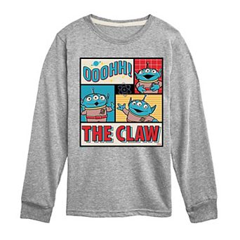 Disney / Pixar's Toy Story Aliens Boys 8-20 Ooohh The Claw Long Sleeve Graphic Tee