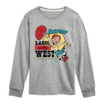 Disney / Pixar's Toy Story Jessie Boys 8-20 Fastest Lasso In The West Long Sleeve Graphic Tee