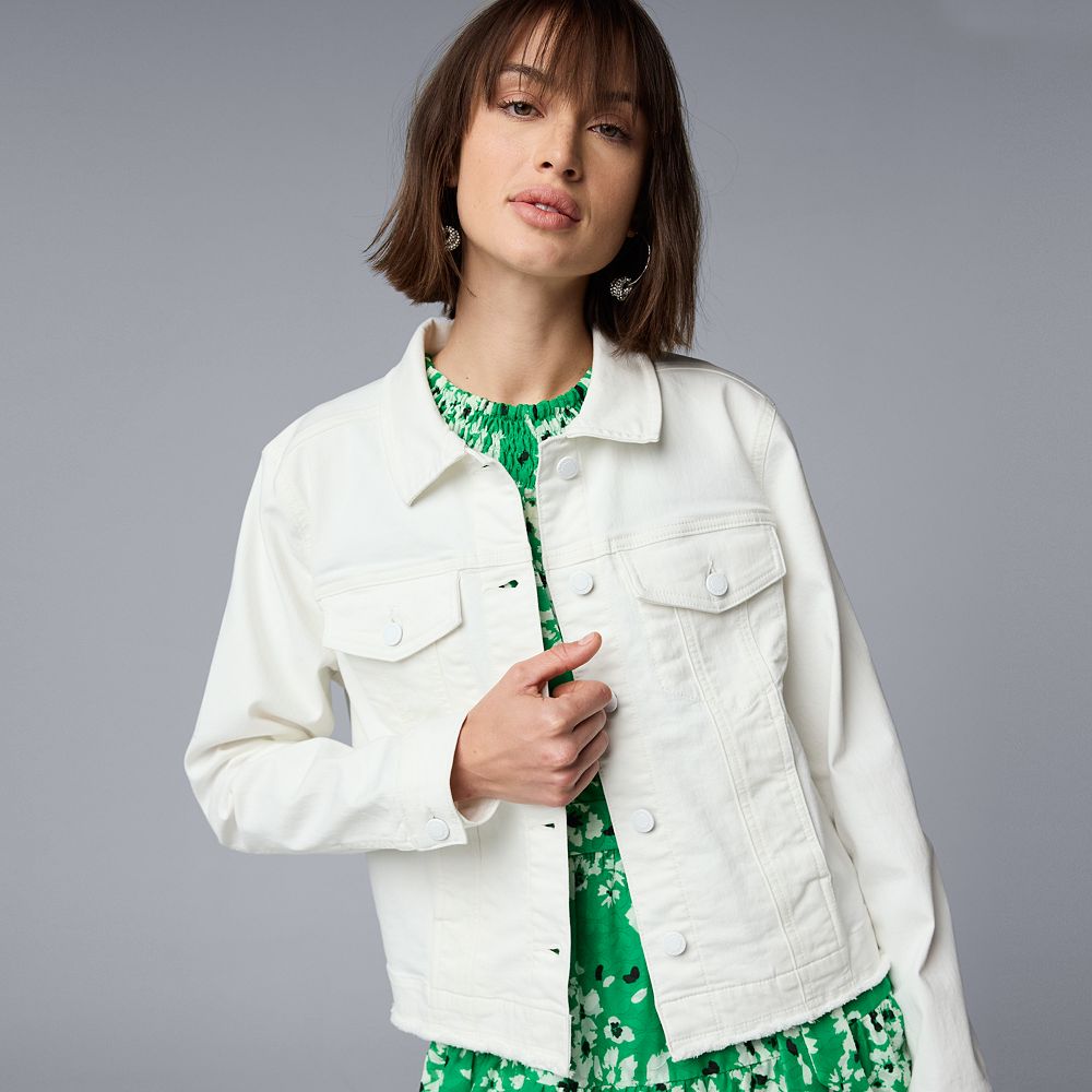 Women's Simply Vera Vera Wang Denim Jacket