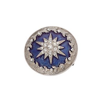 Symbols Of Faith Crystal Star Of Bethlehem Pin