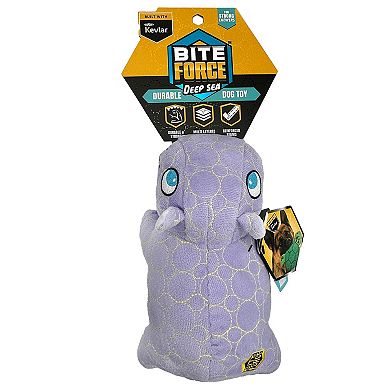 Bite Force Durable Plush Hippo Dog Toy