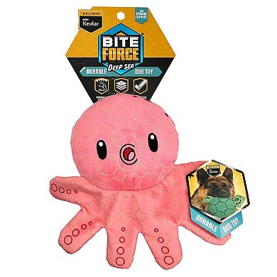 Bite Force Durable Plush Octopus Dog Toy