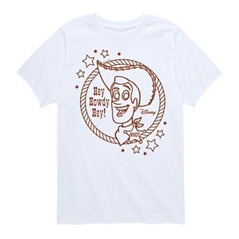 Disney / Pixar's Toy Story Woody Boys 8-20 Hey Howdy Hey Graphic Tee