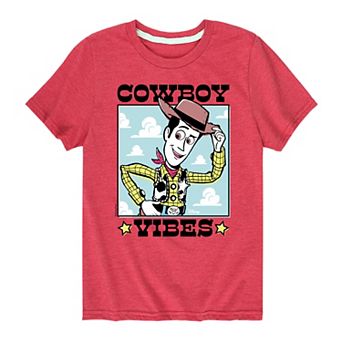 Disney / Pixar's Toy Story Woody Boys 8-20 Cowboy Vibes Graphic Tee