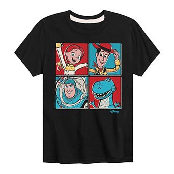 Disney / Pixar's Toy Story Boys 8-20 Group Grid Graphic Tee