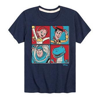 Disney / Pixar's Toy Story Boys 8-20 Group Grid Graphic Tee