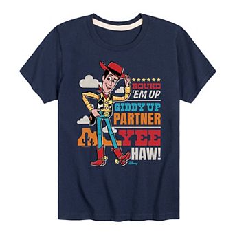 Disney / Pixar's Toy Story Woody Boys 8-20 Giddy Up Partner Graphic Tee