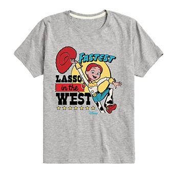 Disney / Pixar's Toy Story Jessie Boys 8-20 Fastest Lasso In The West Graphic Tee