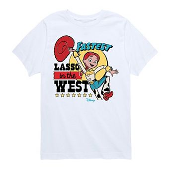 Disney / Pixar's Toy Story Jessie Boys 8-20 Fastest Lasso In The West Graphic Tee