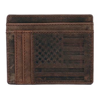 Men's Buxton U.S. Patriotic Front Pocket Get-Away Wallet