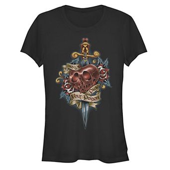 Disney Villains Pick Your Poison Juniors' Fitted Graphic Tee