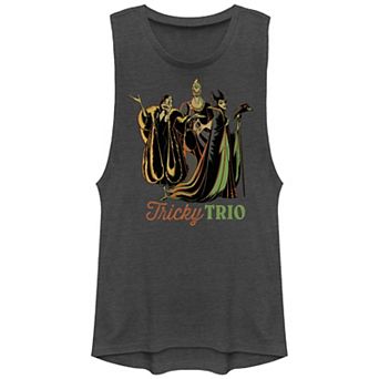 Disney Villains Tricky Trio Juniors' Graphic Tank Top