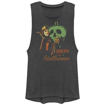 Disney Villains Snow White Evil Queen Of Halloween Juniors' Graphic Tank Top