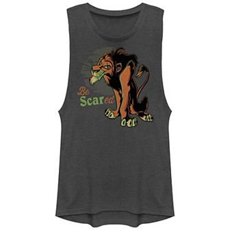 Disney Villains Lion King Scar Be Scared Graphic Tank Top