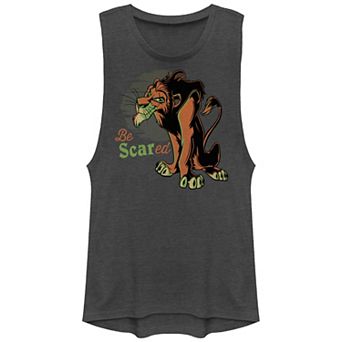 Disney Villains Lion King Scar Be Scared Graphic Tank Top