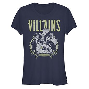 Disney Villains Thorny Frame Portrait Juniors' Fitted Graphic Tee