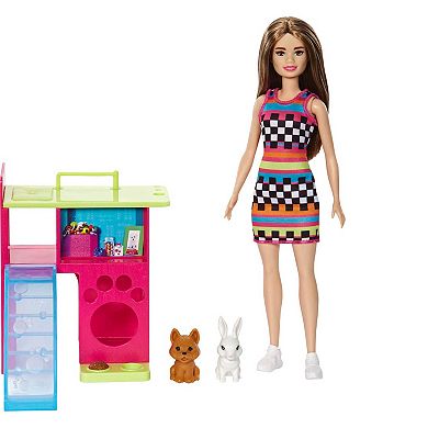 Barbie® Doll And Pet Playhouse Playset With 2 Pets