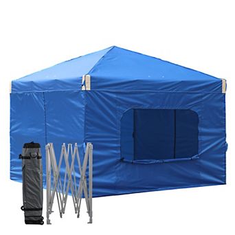 Aoodor Pop Up Canopy Tent with Removable Mesh Window Sidewalls