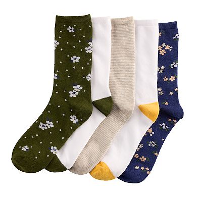 Women's Sonoma Goods For Life® 5-Pack Crew Socks