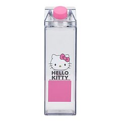 Hello Kitty Thermos Insulated Kids Water Bottle Pink Silver Sanrio 10oz