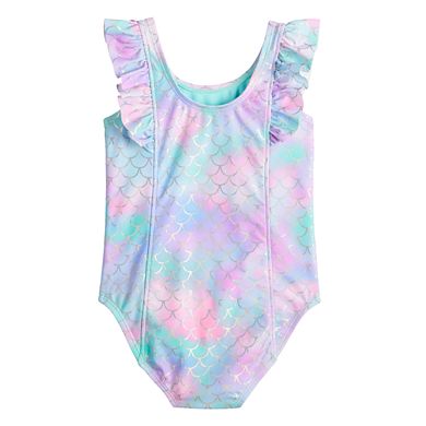 Baby & Toddler Girl Jumping Beans® Adaptive One-Piece Swimsuit