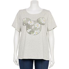Disney Womens Plus Size T-Shirt Mickey & Minnie Mouse Print (3X) :  : Clothing, Shoes & Accessories