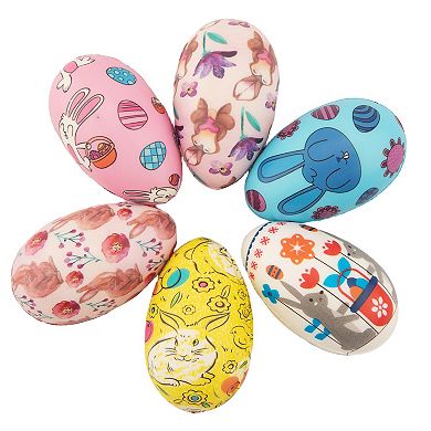 Flower Easter Squishy Stress Relief Eggs 12-Pack