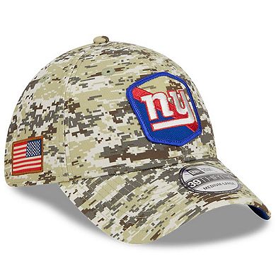 Men's New Era  Camo New York Giants 2023 Salute To Service 39THIRTY Flex Hat