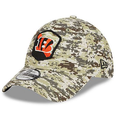 Men's New Era  Camo Cincinnati Bengals 2023 Salute To Service 39THIRTY Flex Hat