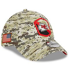 Kansas City Chiefs New Era 2022 NFL Sideline Cream/Red 39THIRTY Hat Size  M/L