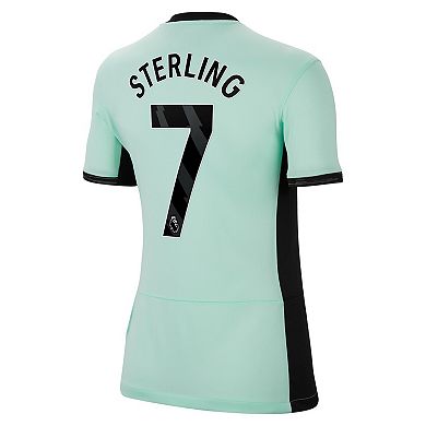 Women's Nike Raheem Sterling Mint Chelsea 2023/24 Third Stadium Replica Player Jersey