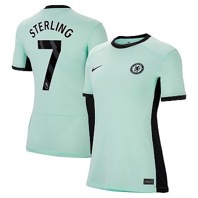 Women's Nike Raheem Sterling Mint Chelsea 2023/24 Third Stadium Replica Player Jersey