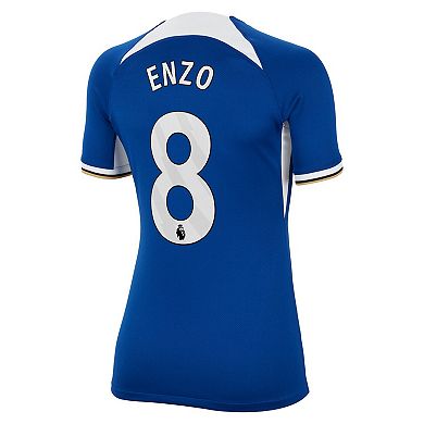 Women's Nike Enzo Fernández Blue Chelsea 2023/24 Home Stadium Replica Jersey