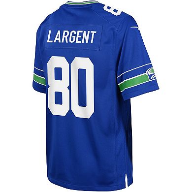 Youth Nike Steve Largent Royal Seattle Seahawks Alternate Retired Player Game Jersey