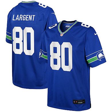Youth Nike Steve Largent Royal Seattle Seahawks Alternate Retired Player Game Jersey