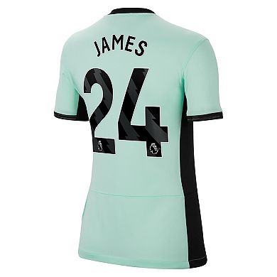 Women's Nike Reece James Mint Chelsea 2023/24 Third Stadium Replica Player Jersey