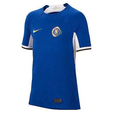 Youth Nike Raheem Sterling Blue Chelsea 2023/24 Home Stadium Replica Jersey