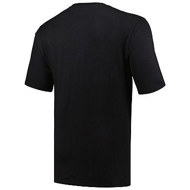 Men's Profile Black Vanderbilt Commodores Big & Tall Arch Over Logo T-Shirt