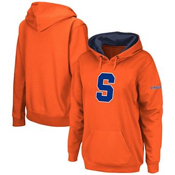 Women's Colosseum Orange Syracuse Orange Big Logo Pullover Hoodie