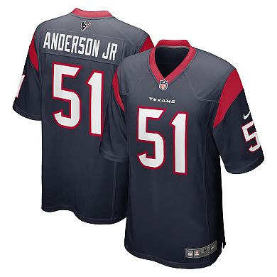 Men's Nike Will Anderson Jr. Navy Houston Texans 2023 NFL Draft First Round Pick Game Jersey