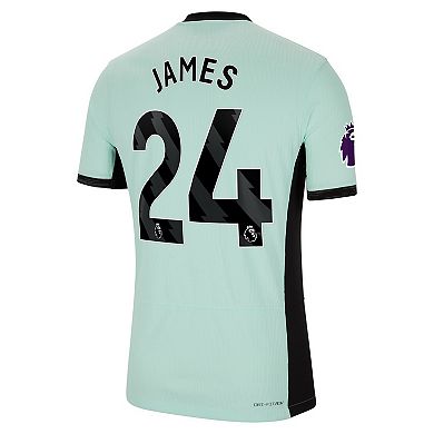 Men's Nike Reece James Mint Chelsea 2023/24 Third Match Authentic Player Jersey