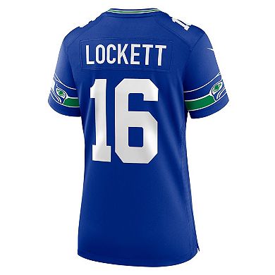 Women's Nike Tyler Lockett Royal Seattle Seahawks Player Jersey