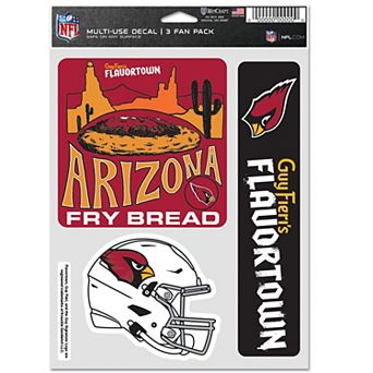 WinCraft Arizona Cardinals NFL x Guy Fieri’s Flavortown 5.5'' x 7.75'' Three-Pack Fan Decal Set
