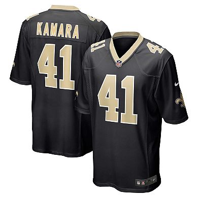 Men's Nike Alvin Kamara Black New Orleans Saints Game Jersey