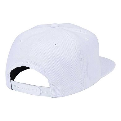 Men's Mitchell & Ness  White Inter Miami CF Logo Snapback Hat